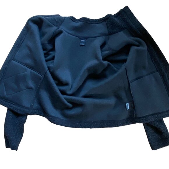 Nau Randygoat Wool Blend Full Zip Jacket Charcoal Gray Shearling Gorpcore Ski-L - Picture 10 of 14